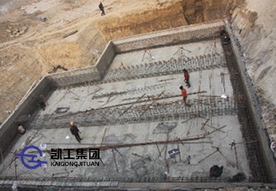 凱工集團大廈A座地下二層及C座地下室基礎結構完成